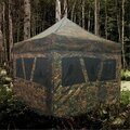King Canopy 10 x 10 Hunting Blind Instant Pop Up Tent, Camo HB10X10